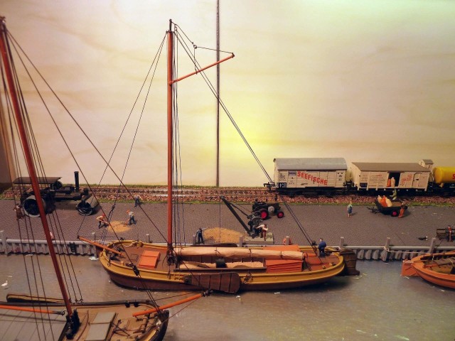 Hafendiorama (1/87)