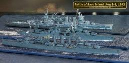 Schwere Kreuzer HMAS Canberra, USS Chicago und USS Quincy (1/700)