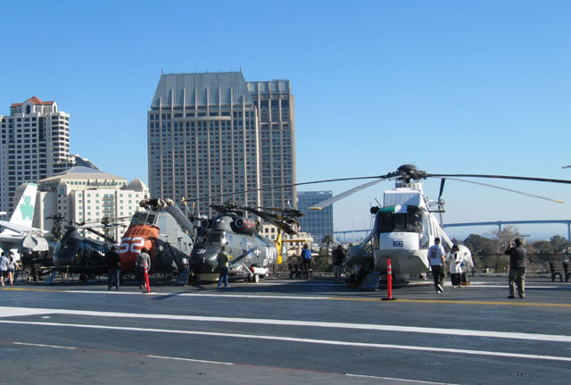 Flugzeugträger USS Midway in San Diego