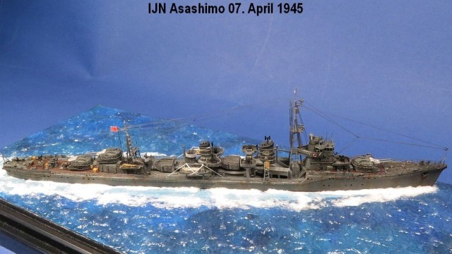 Japanischer Zerstörer Asashimo (1/700)