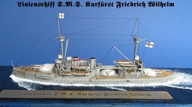 Schlachtschiff SMS Kurfürst Friedrich Wilhelm (1/700)