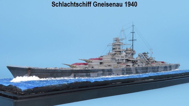 Schlachtschiff Gneisenau (1/700)