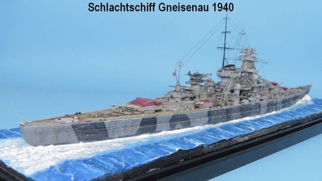 Schlachtschiff Gneisenau (1/700)