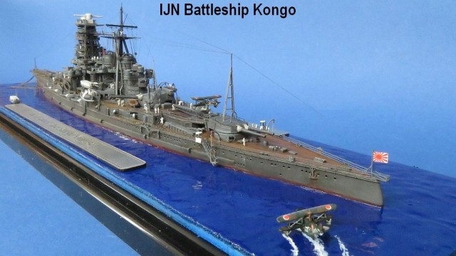 Japanisches Schlachtschiff Kongo (1/700)