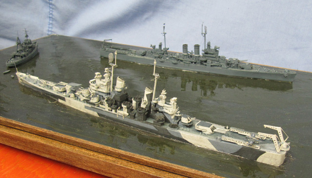 Schwere Kreuzer USS Wichita und Canberra, Bergungsschlepper USS Munsee (1/700)