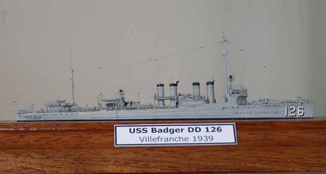 Zerstörer USS Badger (1/700)