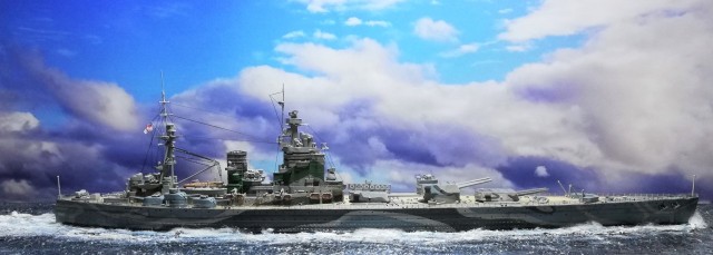 Schlachtschiff HMS Rodney (1/700)