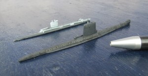 U-Boote HMS Alliance und Springeren (1/700)