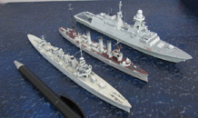 HMS Chester, SMS Nürnberg, Carlo Margottini (1/700)