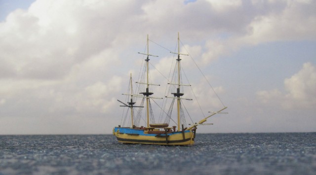 Forschungsschiff HMB Endeavour (1/700)