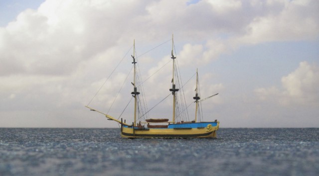 Forschungsschiff HMB Endeavour (1/700)