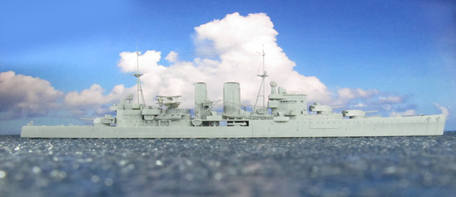 Schwerer Kreuzer HMS Exeter (1/700)