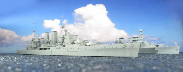 Schwerer Kreuzer HMS Exeter (1/700)