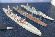 Leichter Kreuzer Lamotte-Picquet, Jintsu und Hr. Ms. Java (1/700)