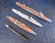 Minenkreuzer Okinoshima und Leichte Kreuzer Hr. Ms. Tromp und Jintsu (1/700)