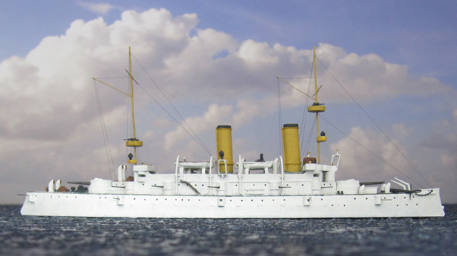 Geschützter Kreuzer USS Olympia (1/700)