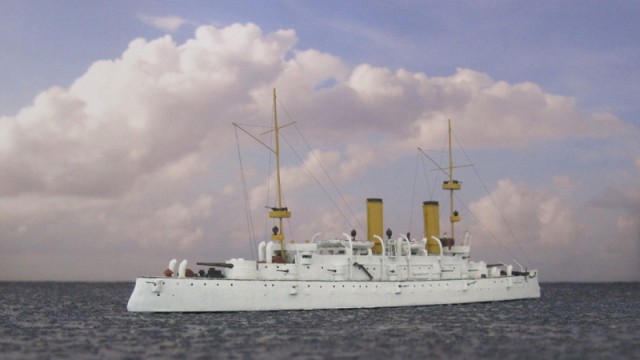 Geschützter Kreuzer USS Olympia (1/700)