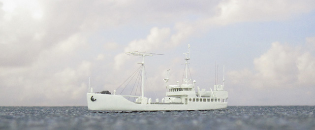 Bahnverfolgungsschiff USNS Range Recoverer (1/700)