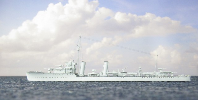 Britischer Flottillenführer HMS Scott (1/700)