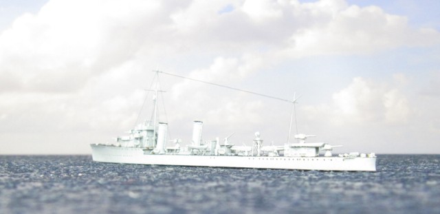 Britischer Flottillenführer HMS Scott (1/700)