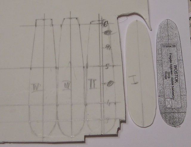 0,5 mm Platten für den Rumpf