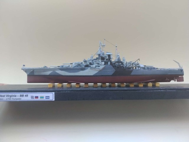 Schlachtschiff USS West Virginia (1/700)