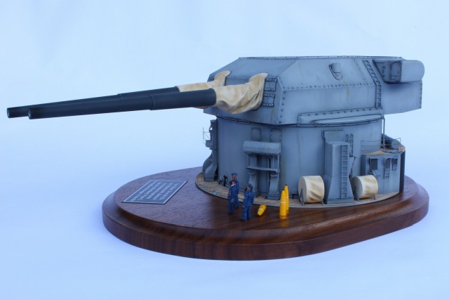 38-cm-Turm Bruno der Bismarck (1/72)