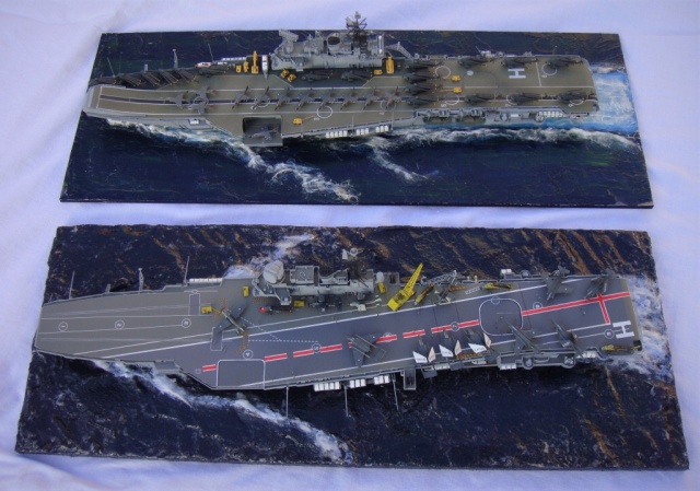 Flugzeugträger HMS Hermes 1970 und 1982 (1/700)