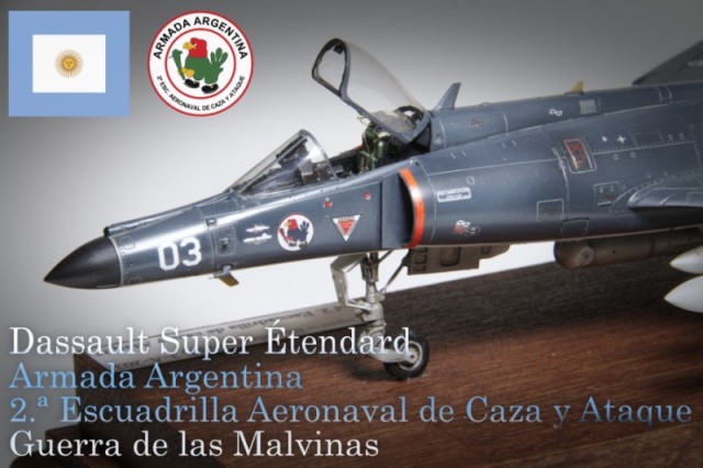 Marinekampfflugzeug Dassault Super Étendard (1/48)