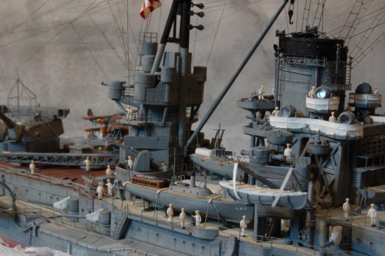 Japanisches Schlachtschiff NAGATO in 1/350 von Rainer Michalek