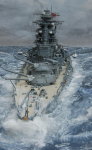 Japanisches Schlachtschiff NAGATO in 1/350 von Rainer Michalek