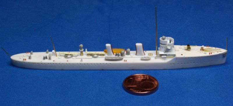 Urmodell des Zerstörer HMS Badger