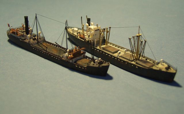 Umbau japanischer Marineschiffe zu Zivilschiffen, 1/700 von Thomas Sperling