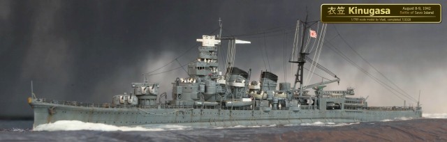 Schwerer Kreuzer Kinugasa (1/700)