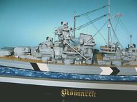 Schlachtschiff Bismarck 1/350 von Willy Menzel