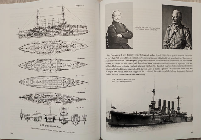 Deutsche Große Kreuzer und Panzerkreuzer: Beispielseite