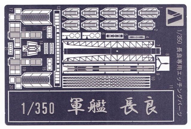 Aoshima: Fotoätzteil-Sets für IJMS Nagara 1/350