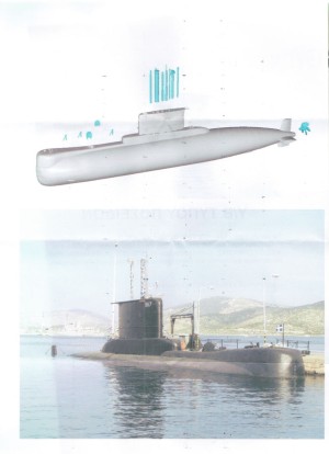 U-Boot der Poseidon-Klasse Deckelbild