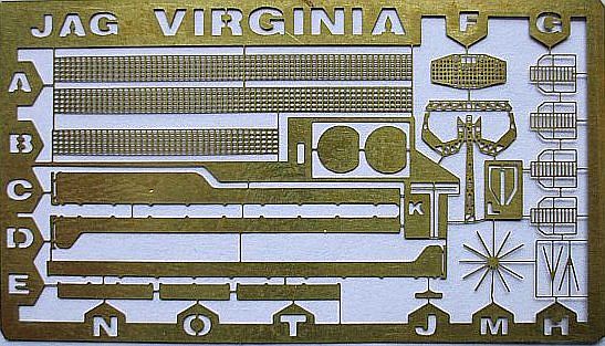 JAG: Atomkreuzer USS Virginia CGN-38 1/700