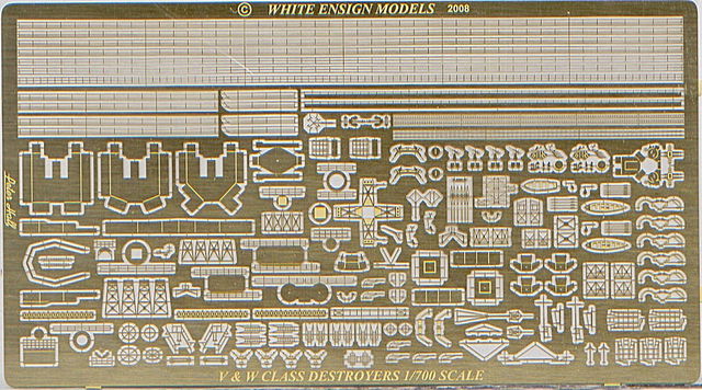 WEM: British V & W Class Destroyers PE-Set 1/700