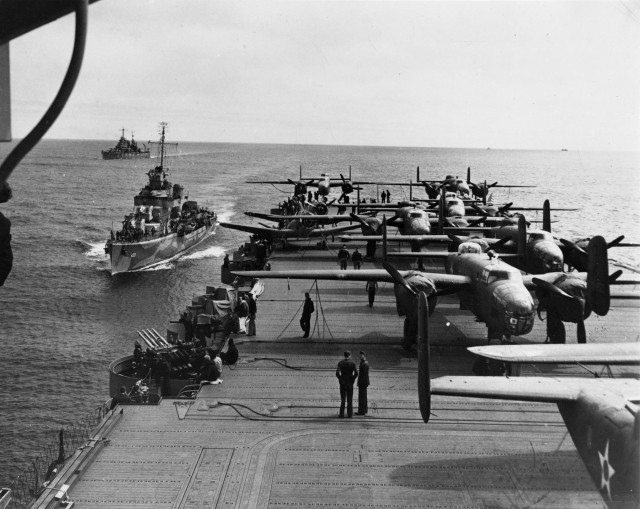 USS Hornet, USS Gwin und USS Nashville